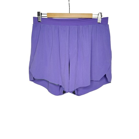 Lululemon Fast Free Lined Short 6" CHAI Charged Indigo Purple LM7AU8S Men’s Size - Picture 1 of 6